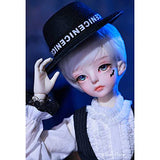 ZDLZDG Boy BJD Doll 1/4 Resin Ball Jointed Dolls 41.5cm, SD Doll Full Set with Clothes Shoes Wig Accessories