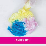 Tulip One-Step Tie-Dye Kit Easy Techniques for Sparkly Designs on Clothes, Shirts, Shoes, Pastel Dye Colors DIY Activity & Gift Idea for Girls, Glitter