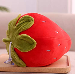 Various Fruit Plush Toy Stuffed Vegetables Plush Toy Plush (Red Strawberry)