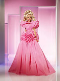 Barbie Signature Pink Collection Doll 3, Barbie Doll (Blonde) with Silkstone Body, Wearing Ruffled Chiffon Gown, Gift for Collectors