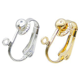 40pcs Clip on Earring Converter with Easy Open Loop, Granmp Clip Earring Findings for Jewelry