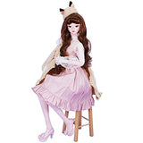 ICY Fortune Days 24 inch 1/3 Scale Dreamy Princess Series Ball Jointed Doll with 3D Eyes, 28 Movable Ball Joints, Lifelike Makeup, Fabric, for Children Age 8+ (MISU)