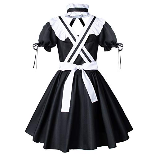 Cute Lolita French Maid Dress Girls Women Anime Cosplay Costume with  Headband  eBay