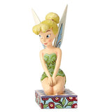 Disney Traditions by Jim Shore “Peter Pan” Tinker Bell Personality Pose Stone Resin Figurine, 4”