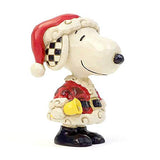 Enesco Peanuts by Jim Shore Holiday Snoopy Santa Miniature Figurine, 2.25 Inch, Multicolor