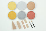 Colorfin PanPastel Ultra Soft Artist Metallic Pastel Set, 9ml, Set of 6, 6-Pack