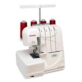 Janome 7933 Serger with Lay-In Threading, 3 and 4 Thread Convertible with Differential Feed