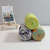 T-Shirt Yarn 160 Yards 300g Knitting Yarn Fabric Crochet Cloth Colorful Tshirt Yarn for Crocheting Beginners DIY Hand Craft Bag Blanket Cushion Projects