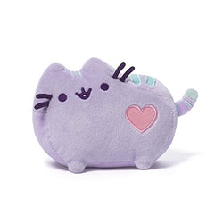 GUND Pusheen Heart Pastel Cat Plush Stuffed Animal, Purple, 6"