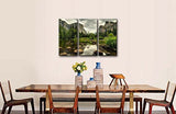 3 Pieces Green Wall Art Painting Yosemite National Park Clear Water Lake Mountain Trees Rocks Pictures Prints On Canvas Landscape The Picture Decor Oil for Home Modern Decoration Print for Items
