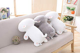 35-65 Kawaii Lying Cat Plush Toys Stuffed Cute Cat Doll Lovely Animal Pillow Soft Cartoon Toys for Children Girls (Grey Close Eyes,35cm)