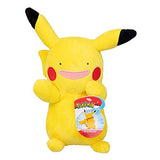 Pokémon Ditto Pikachu Plush Stuffed Animal Toy - 8"