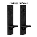 Wooden Candle Sconces for Wall Decor - Decorative Wood Wall Candle Sconce Set of 2 for Living Room Kitchen Hallway Wall Art Farmhouse Country Home Decorations