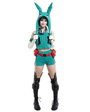 miccostumes Women's Anime Cosplay Costume Sportswear with Plush Hat Moving Ears (Medium)