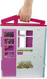 Barbie Dollhouse, Portable 1-Story Playset with Pool and Accessories, for 3 to 7 Year Olds