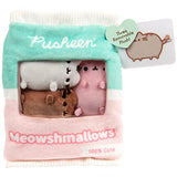 GUND Pusheen Meowshmallows Bag of Treats with Removable Mini Plush, Stuffed Animals for Ages 8 and Up, Pink/Green, 7.5”