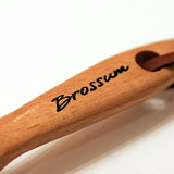 Brossum Large 2-in-1 Round Chalk & Wax Brush for Painting Furniture | Handmade, All Natural