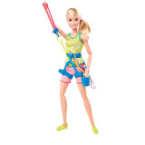 Barbie Olympic Games Tokyo 2020 Sport Climber Doll with Uniform, Tokyo 2020 Jacket, Medal, Harness, Weight and Climbing Clips for Ages 3 and Up