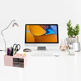 XDRELEC Pen Holder, Office Desk Organizer, and Accessories，Multi-Functional Pencil Cup， Pencil Holder for Desk ，Pen Organizer，Desktop Stationary Organizer，Office Organization and Storage (Pink)