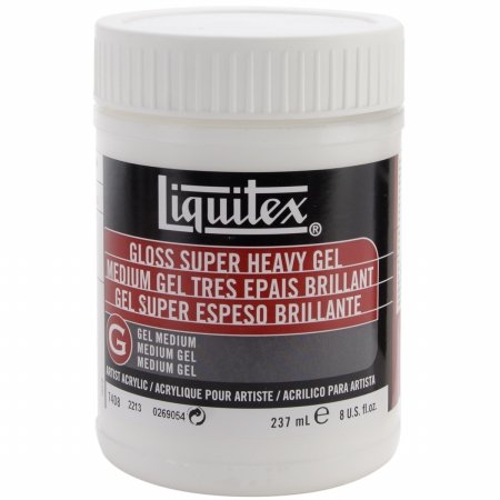 Liquitex Super Heavy Gloss Acrylic Gel Medium-8oz