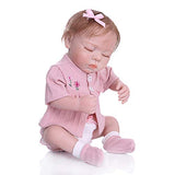 Lullaby 45CM Reborn Baby Dolls 18inch Anatomically Correct Baby Doll Girls Lifelike Reborn Dolls Silicone Full Body Bathable