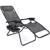 Best Choice Products Set of 2 Adjustable Zero Gravity Lounge Chair Recliners for Patio, Pool w/Cup Holder Trays, Pillows - Gray