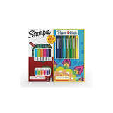Sharpie Permanent Markers & Paper Mate Flair Box New Doodling Kit 28 count