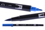Tombow ABT Dual Brush Pen includes Blender Pen - Ocean Colours (Pack of 12)
