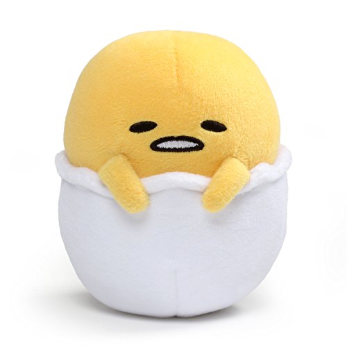 GUND Gudetama “Lazy Egg in Eggshell” Stuffed Animal Plush, 5"