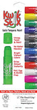 The Pencil Grip Kwik Stix Solid Tempera Paint, Super Quick Drying, 12 Pack (TPG-602)