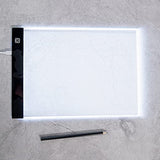 Oceek Copy Board Light Box A4 LED Tracing Light Pad Box，LED Light Board Kit Artcraft Light Pad，A4 Tracing Light Board 3 Level Brightness for 5D DIY Diamond Artists Drawing Sketching