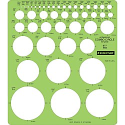 Staedtler Combo Circle Template 977 110