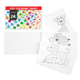 Washable Dot Markers, Magicfly 12 Colors Bingo Daubers with Free Dot Coloring Book for Kids, Non-Toxic Water-Based Dab Marker for Toddlers, Dauber Marker & Preschool