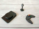 Miniature Playstation With Controller and Joystick, 1:6 scale Dollhouse Handmade