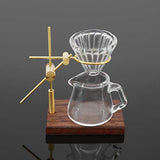F Fityle 1:12 Dollhouse Miniature Pour Over Coffee Set, Mini Simulation Coffee Glass Pot Dollhouse Furniture Kitchen Accessories for Kids Pretend Play Toy