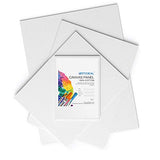 GOTIDEAL Canvas Panels Multi Pack, 5x7", 8x10", 9x12", 11x14" Set of 28,Professional Primed White Blank- 100% Cotton Artist Canvas Boards for Painting, Acrylic Paint, Oil Paint Dry & Wet Art Media