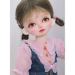 YILIAN 1/6 BJD Doll 27 cm 10.3 Inch Ball Jointed SD Dolls 100% Handmade Doll with Clothing + Shoes + Wig + Makeup, for Child Gift