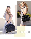 SCARLETON Handbags for Women, Purses for Women, Purse with Bow, Satchel Handbags for Women, Satchel Bag for Women, H104801N - Black