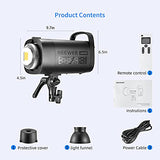 Neewer 100W 5600K LED Video Light, Bowens Mount Daylight Balanced LED Continuous Lighting CRI 97+,TLCI 97+ 11000Lux with 2.4G Remote for Video Recording,Wedding,Outdoor Shooting,YouTube (CB100)