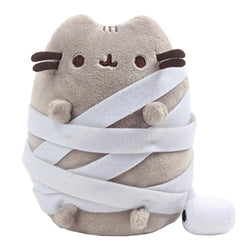 GUND Pusheen Mummy Halloween Cat Plush Stuffed Animal, Gray, 5"