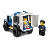 LEGO 60246 City Police Station Building Set with 2 Truck Toys, Light & Sound Bricks, Drone and Motorbike