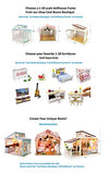 Cool Beans Boutique Dollhouse Do-It-Yourself Furniture - 1:18 Scale (Assembly with Glue Required) (Sofa & Coffee Table)