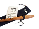 Stellar Basic Flute Key of A - Native American Style Flute with Carrying Case (Natural Heartwood Cedar)