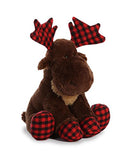 Aurora World Moose Lumberjack Plush, Brown