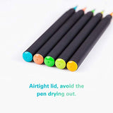 Watercolor Brush Pens, 48 Colors Paint Markers Pen with Flexible Nylon Brush Tips Drawing Coloring Calligraphy for Artists