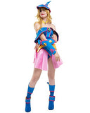 Cosplay.fm Women‘s Dark Magician Girl Cosplay Costume Outfit with Hat (S, Multicolored)