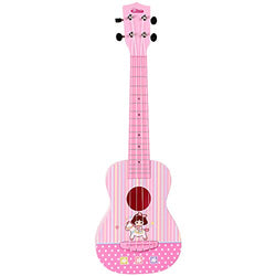 BAOLI Light Pink Color Plastic Beautiful Melody Ukulele Accurate Intonation Excellent String Opening Tuning Keys Arch-Shaped Back Panel
