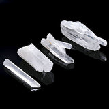 Top Plaza 0.44lb Bulk Irregular Shape Rough Clear Quartz Crystal Points 0.39-1.18'' Raw Natural