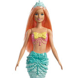 Barbie Dreamtopia Mermaid Doll, Approx. 12-Inch, Rainbow Tail, Coral Hair, for 3 to 7 Year Olds