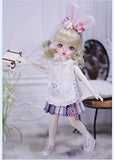 BJD Doll 1/6 College Style SD Doll 27.8cm Ball Jointed Dolls + Cute Clothes Set + Shoes + Wig + Makeup + Accessories, Best Birthday Gift